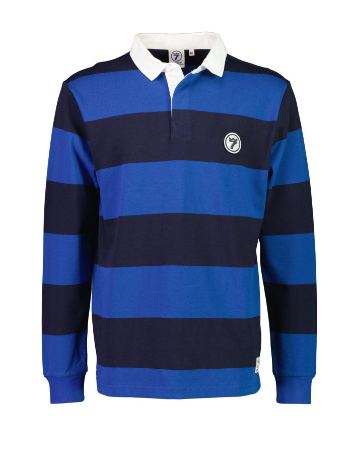 Line 7 Cotton Rugby Jersey Blue/Navy