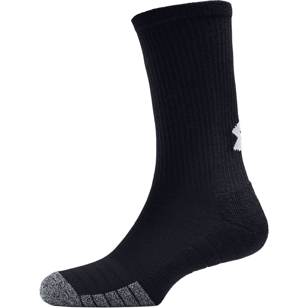 Under Armour HeatGear® Crew Socks 3-Pack Black