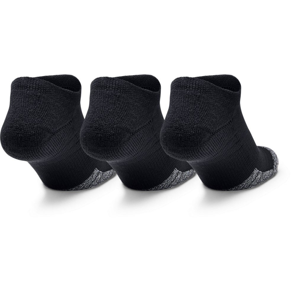 Under Armour HeatGear® No Show Socks 3-Pack Black