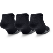 Under Armour HeatGear® No Show Socks 3-Pack Black