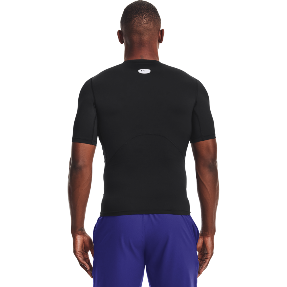 Under Armour Mens HG Armour Comp SS Tee Black
