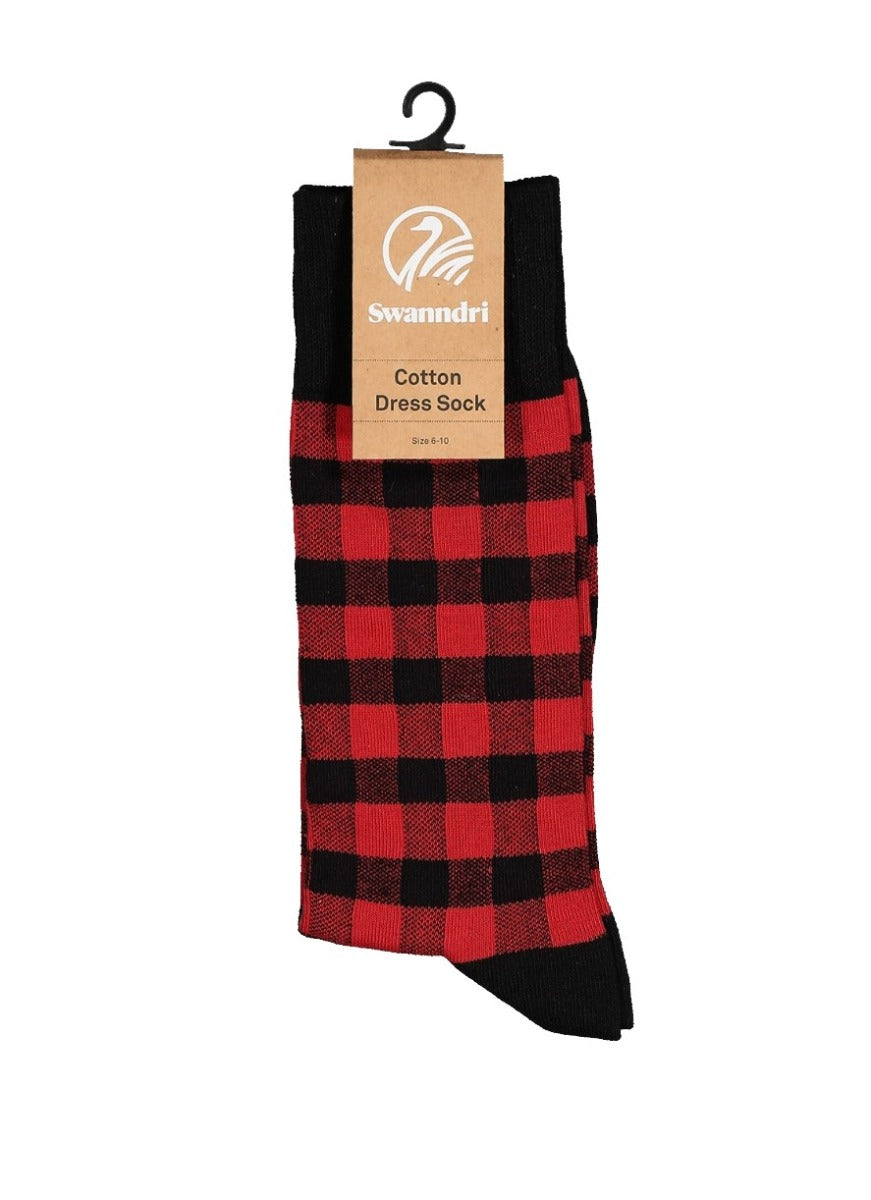 Swanndri Cotton Heritage Sock Red/Black
